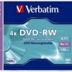 Verbatim 4,7Gb 4x DVD+RW normmál tokos