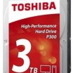 Toshiba P300 3TB 3.5' SATA3 merevlemez