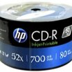 HP CDR 80' 700MB nyomtatható 50db/henger