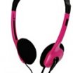 basicXL BXL-HEADSET1PI pink fejhallgató mikrofonnal