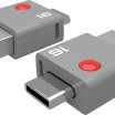 Emtec DUO 16Gb USB3.0+USB-C 2 in 1 pendrive, szürke