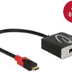 Delock USB Type-C male - Displayport female (DP Alt Mode) 4K 60 Hz Adapter