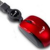 Genius Optical Micro Traveler USB piros-fekete mini egér