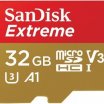 SanDisk Extreme 32GB MicroSDHC UHS-I V30 A1 memóriakártya + adapter