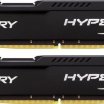 Kingston HyperX Fury Black HX424C15FBK2/32 32Gb/2400MHz K2 CL15 DDR4 memória