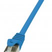 Logilink 0,25m CAT5e árnyékolt UTP Patch kábel, kék