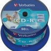 Verbatim 700 MB/80perc 52x nyomtatható matt CD-R lemez (50db/henger)