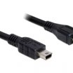 Delock 83177 USB2.0 B mini - B micro kábel