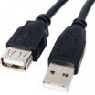 Valueline 0,2m USB2.0 A-A hosszabitó kábel, fekete