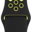 Apple Watch 42mm Nike+ Okosóra sportszíj, fekete/neonzöld