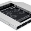 Digitus Slim SATA 5.25 -1 x 2.5' SATA to IDE HDD 9,5mm beépítő keret, fekete