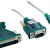 4World USB - Serial DB9M / DB25M adapter