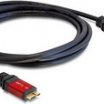 Delock 3m USB3.0 A- MicroB prémium kábel
