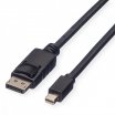 Kábel Monitor DisplaPort Mini M - DsiplayPort M 3m Roline 11.04.5636