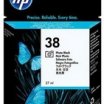 HP 38 fekete pigmentalapú fotó tintapatron