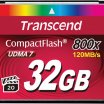Transcend Compact Flash 32Gb 800x memóriakártya