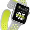 Apple Watch Nike+ okosóra 42mm ezüst/neonzöld