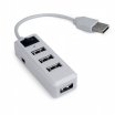 USB HUB 4 Port Gembird UHB-U2P4-21 (Kapcsolós) White