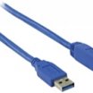 Valueline 5m USB3.0 A-B M-M kábel, kék