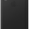 Apple iPhone XS kinyitható bőr hátlap, fekete