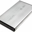 Logilink 2,5' SATA3 USB3.0 külső merevlemez ház, ezüst