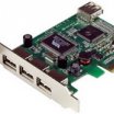 StarTech PCIE 4xUSB2.0 port bővítőkártya