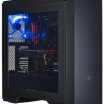 CoolerMaster Maste Case Pro 6 Blue Led fekete ablakos ATX számítógép ház, táp nélkül
