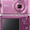 Nikon Coolpix A300 20,1Mp digitális kamera, rózsaszín