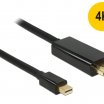 Kábel Monitor DisplayPort mini M - HDMI M 3m 4K 1.1 Delock 83700