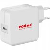 Roline 1xUSB Type-C hálózati adapter, fehér