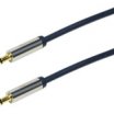 Logilink 0,5m 3,5mm Jack M - 3,5mm jack M kaudio kábel, kék