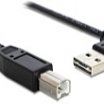 Delock USB2.0 A-B 1m apa kábel, fekete