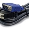 Trendnet TK-CU06 1,83m USB HDB15p Switch kábel, fekete