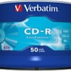 Verbatim 80' 52x DataLife CDR, 50db/henger