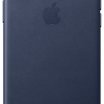Apple iPhone XS bőr hátlap, kék