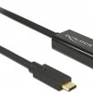 Delock USB Type-C male - HDMI male (DP Alt Mode) 4K 30Hz kábel, fekete
