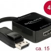 Delock HDMI-A female - Displayport 1.2 male High Speed Adapter